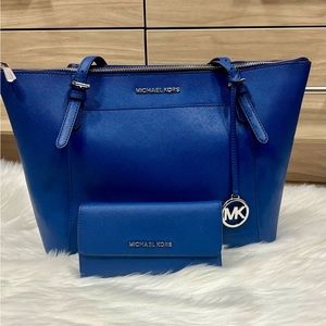 Michael Kors tote and wallet